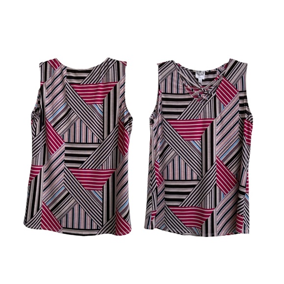 Late August Short Sleeves Striped Top - Picture 7 of 10